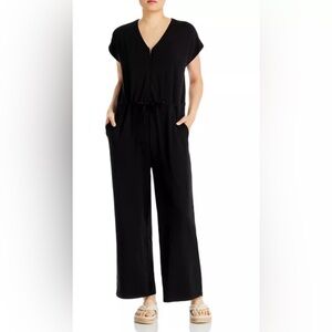 Eileen Fisher Wide Leg Ankle Length Jumpsuit size L